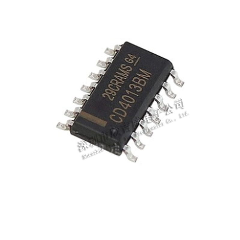 cd4013bm96 cd4013 贴片sop-14 cmos双路d类触发器 逻辑ic芯片