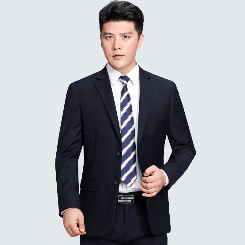 2020春秋新款男式西服套装商务休闲男士外套职业正装男白领工作服