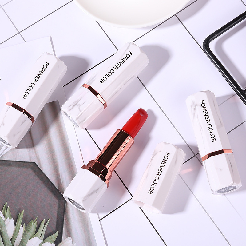 xixi大理石口红哑光番茄牛血色顾里奶茶色学生款可爱少女心唇膏