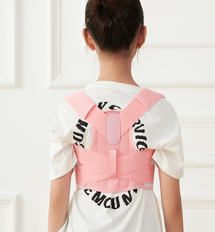 2021新款背部矫正器轻薄透气纠正男女学生驼背儿童专用背带矫正带