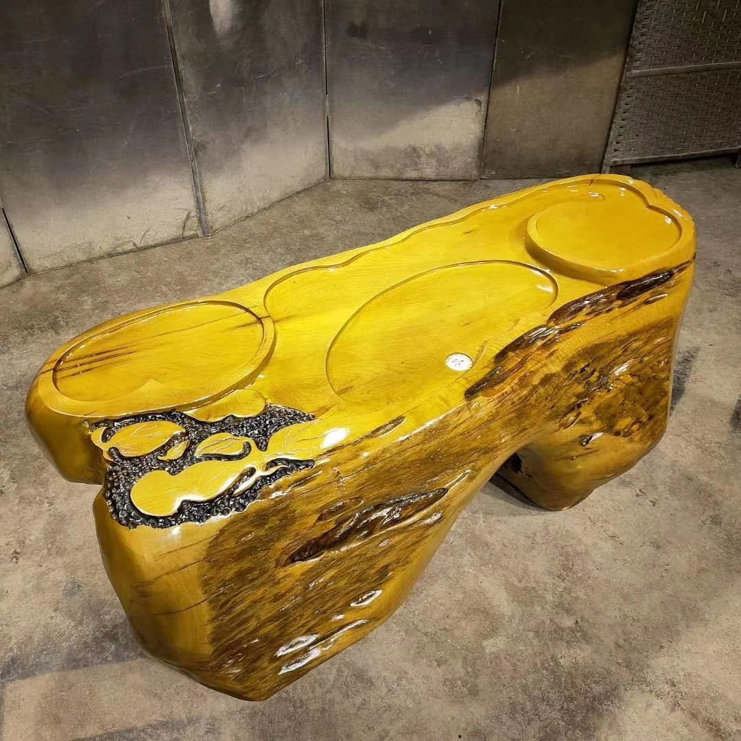 厂家定制 缅甸 金丝楠加工茶桌 茶台 茶盘 茶几多用板 工艺品摆件