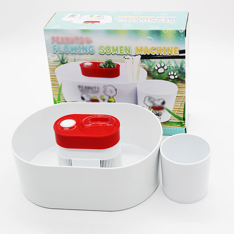 日本流水凉面机 儿童家用流水素面机 小型流水面线机礼品