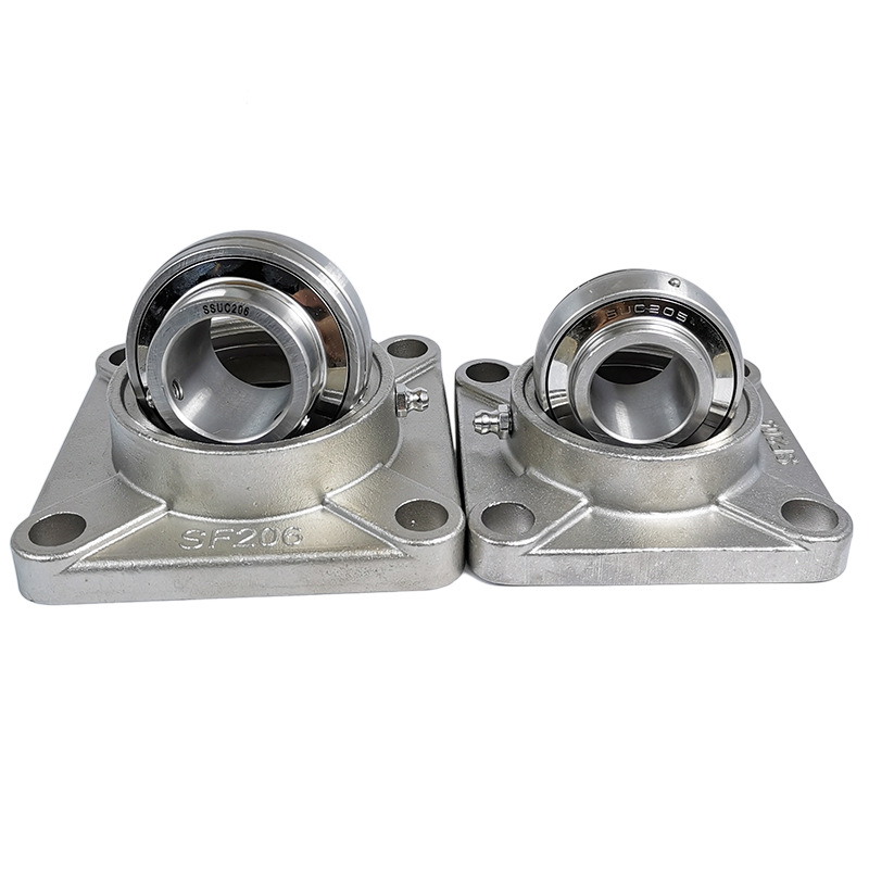 440材质不锈钢外球面方型轴承座sucf203 f204 f205 f206 f207f208
