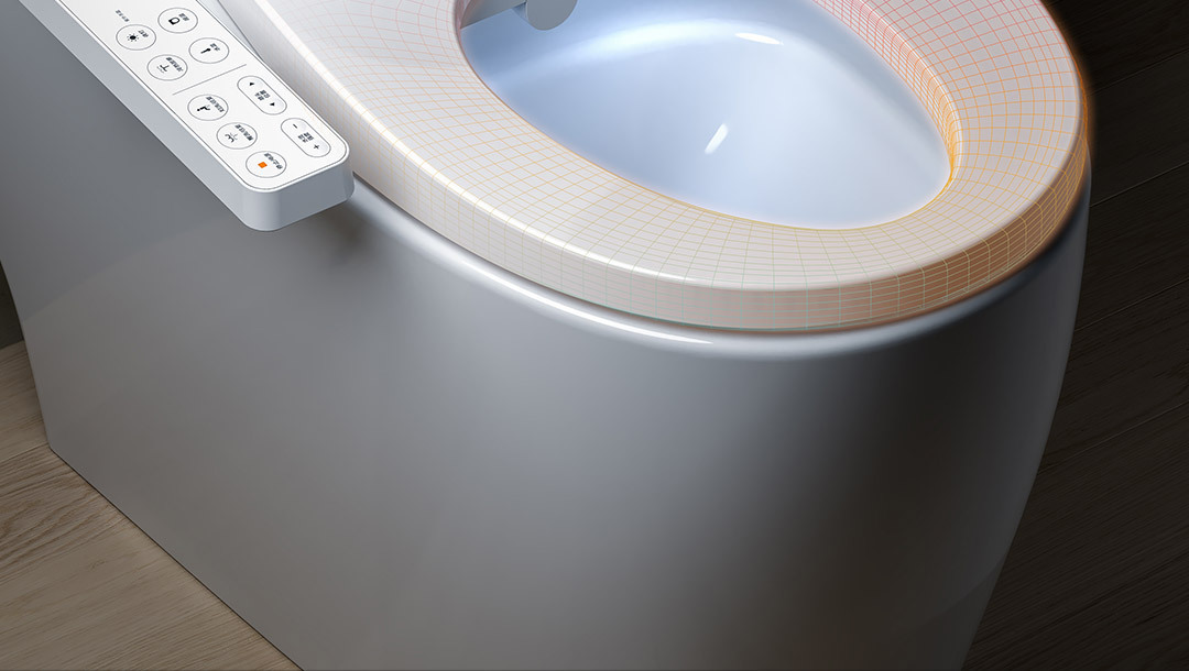 智米智能马桶盖电动坐便盖板家用全自动即热式冲洗加热除菌盖