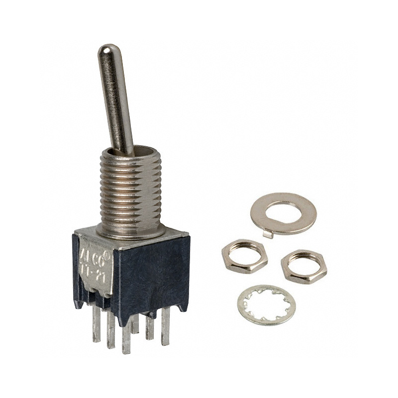 小型金属按钮开关无锁复位开关,8mm无锁按键开关,1-1825219-2