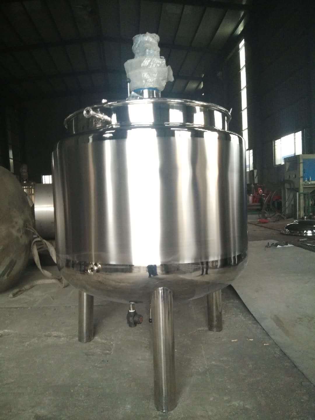 600l不锈钢搅拌罐电加热搅拌罐 化工配料桶 小型蒸汽搅拌罐搅拌桶