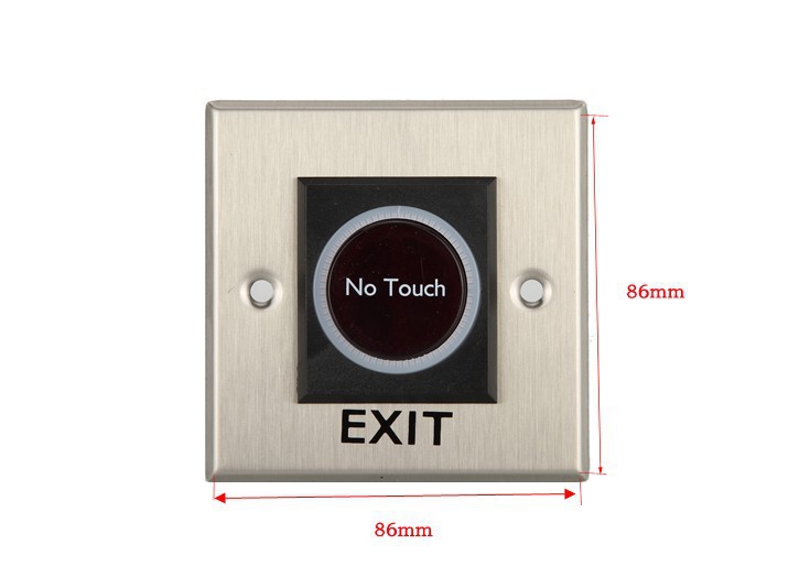 门禁感应开关/自动门红外感应出门开门按钮/86型免接触手感应开关