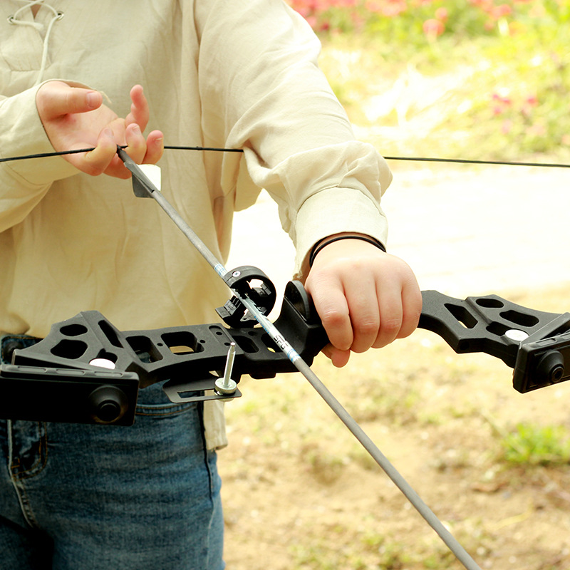 弓箭入门套装闪电狼s3金属反曲弓 带箭台瞄具 户外射箭器材直拉弓