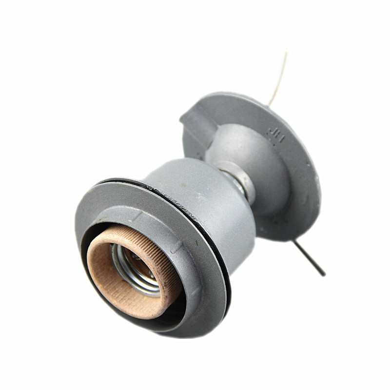 工矿灯灯口防水灯头罩子厂房灯罩连接头 e27