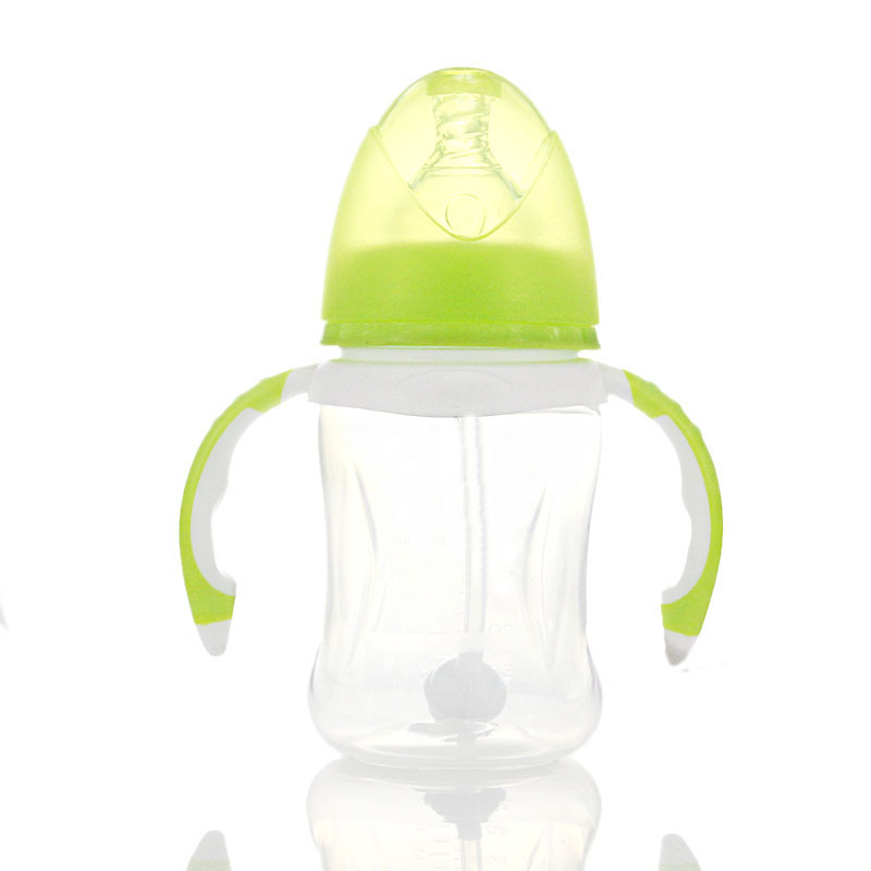 米象奶瓶厂家 母婴宽口pp婴儿奶瓶 塑料奶瓶批发oem定制210ml