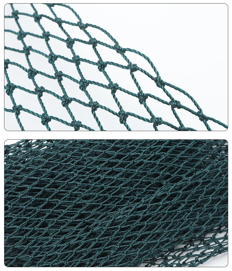 厂家批发聚乙烯渔网规格多可定制渔网有节网片欢迎咨询