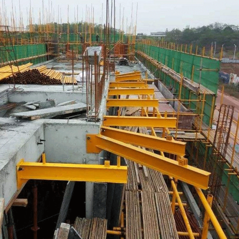 工字钢悬挑梁拉杆 建筑工地悬挑架花篮式拉杆 可调式悬挑预埋件