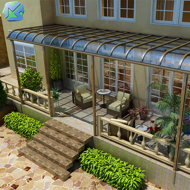 铝合金雨棚遮阳棚别墅庭院雨棚阳台透明雨蓬欧式窗台棚阳光房雨棚