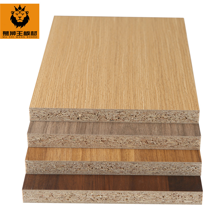 福淼木业厂家直销e0e1 9-46mm刨花板实木颗粒板贴面
