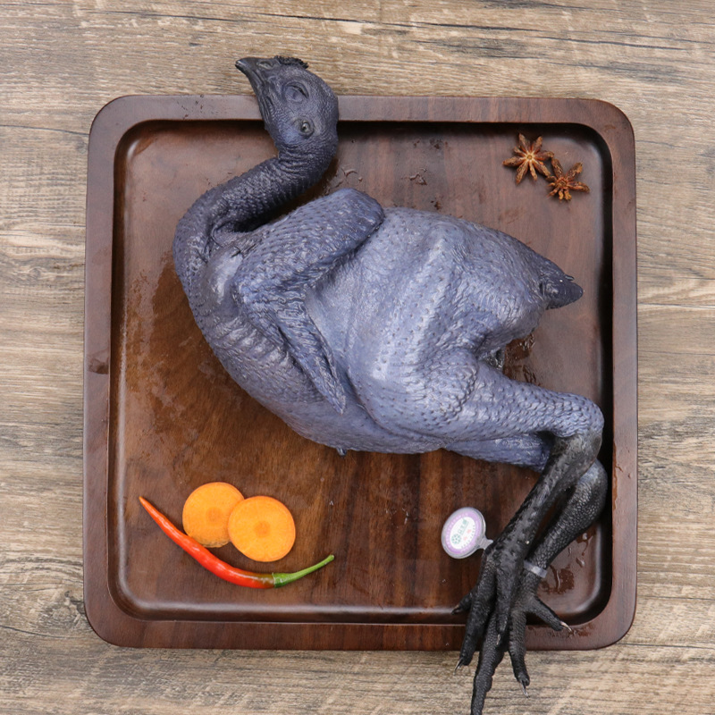 农家现杀乌骨鸡整箱装速冻新鲜月子鸡乌鸡爪鸡卷炖汤厂家批发