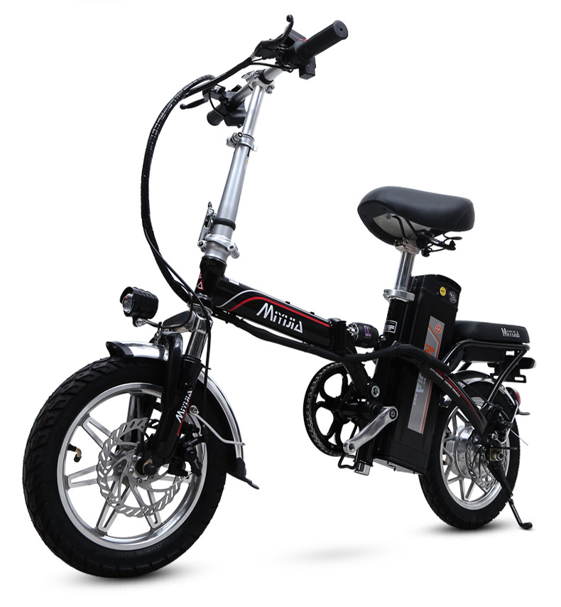 迷你折叠电动车代驾电动自行车折叠电动单车锂电电瓶车48v14寸