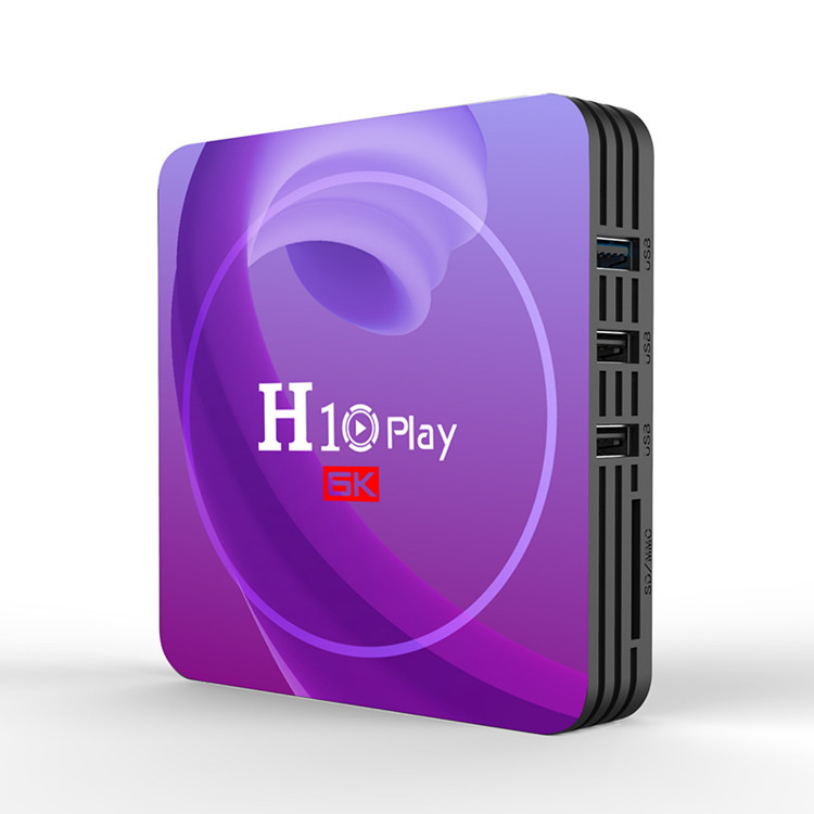 H10 Play Network Set-Top Box Allwinnerh6 TV Box Android 9.0 System 6K Hd Box