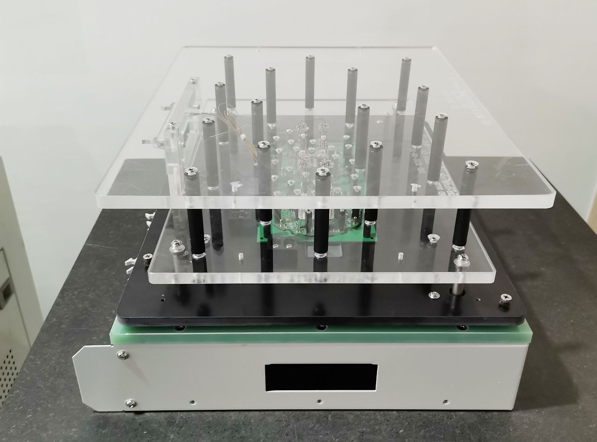 在线ict测试治具高压电路板pcba工装探针床微针夹具