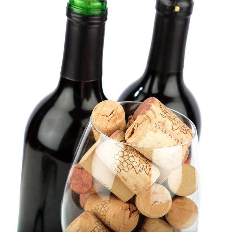 源头厂家可定制软木红酒塞 印刷logo酒瓶塞 进口合成大颗粒塞