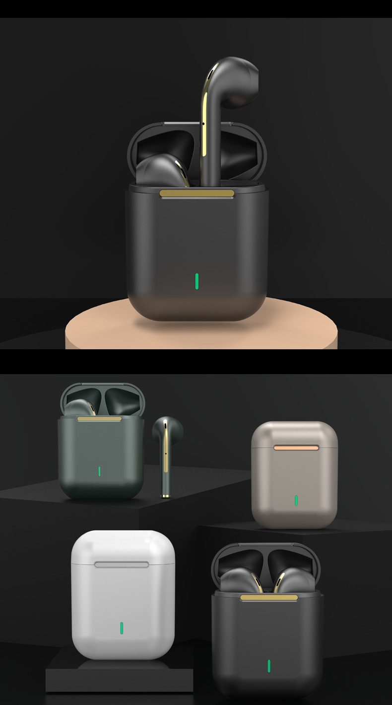 亚马逊跨境新款j18蓝牙耳机私模无线真tws蓝牙耳机 5.0黑科技电子