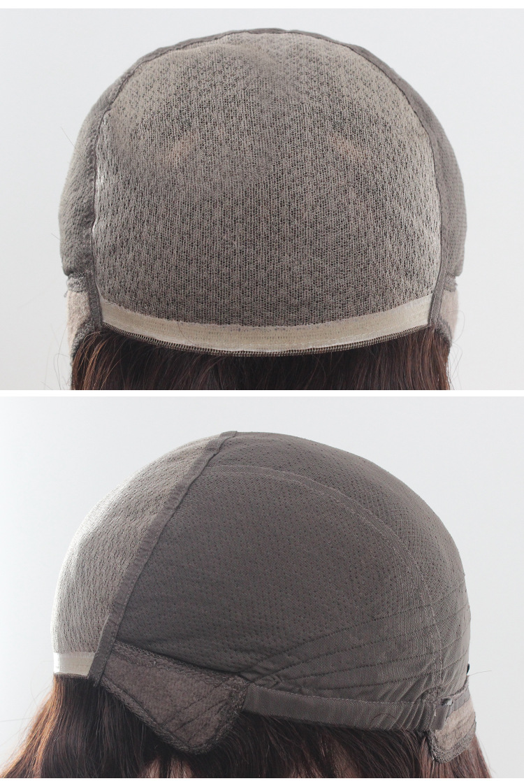 亨洋厂家直销真发假发递针全手织假发头套女士假发批发毛坯发新款