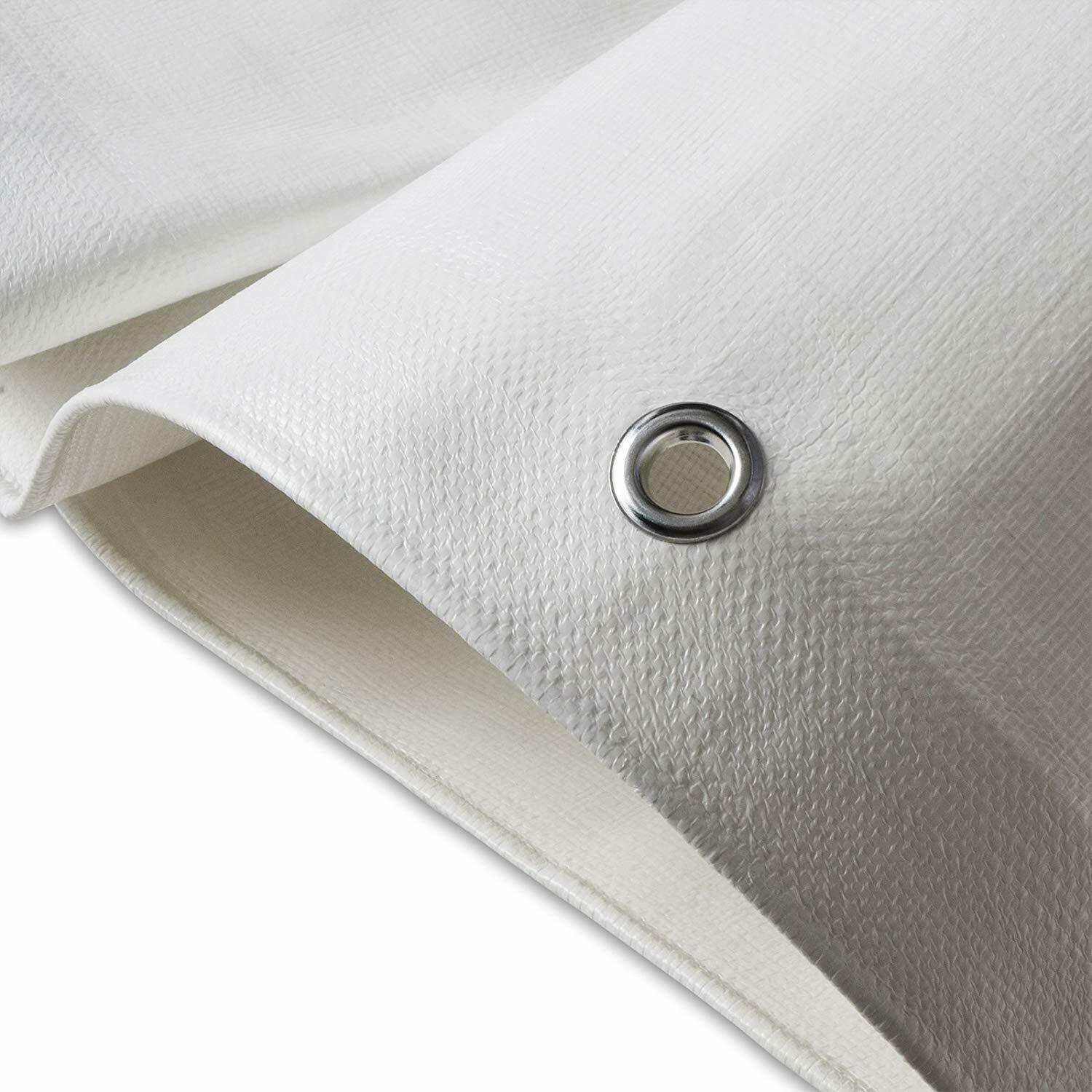 白色pe篷布防雨防水防尘遮阳布 加厚户外货车 单独袋装200gsm