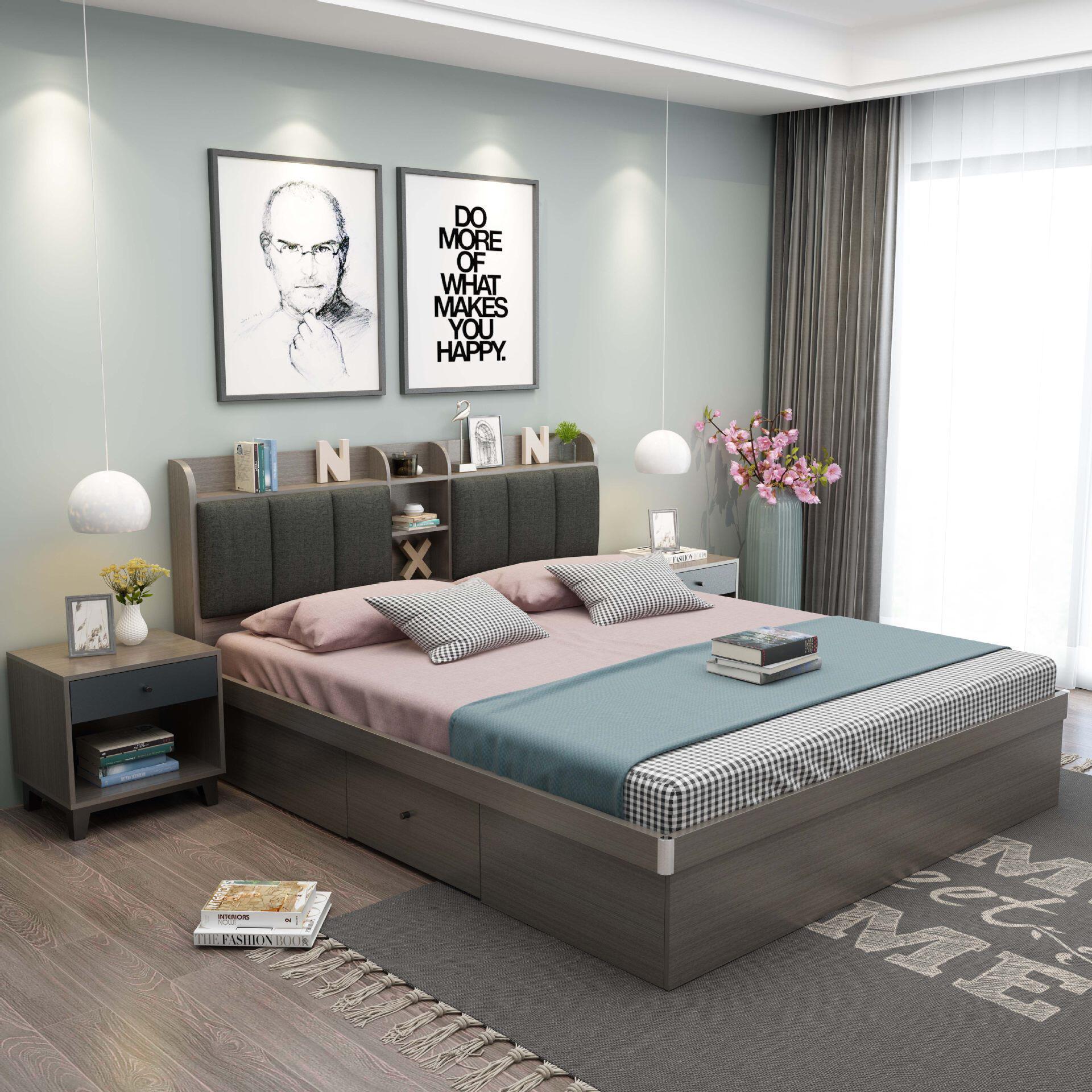 加急单2022春来图定制星级酒店家具软体皮革床屏厂家直接生产定制客房