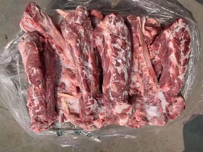 【多肉】冷冻羊颈背骨 带肉羊蝎子 羊脖脊骨 酱炖羊骨架 10kg包邮