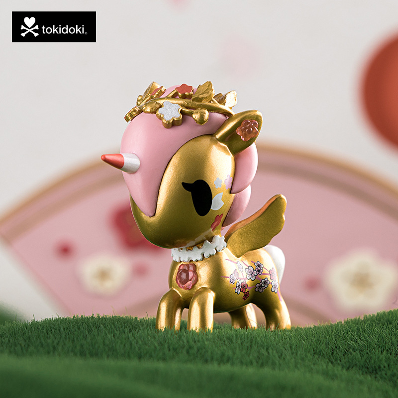 tokidoki淘奇多奇樱花独角兽盲盒潮玩手办二次元摆件公仔女生礼物