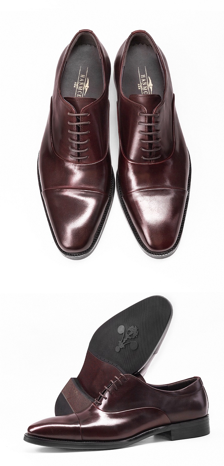 gao品质才是硬道理 英式男士牛津鞋男鞋 三接头牛皮皮鞋男