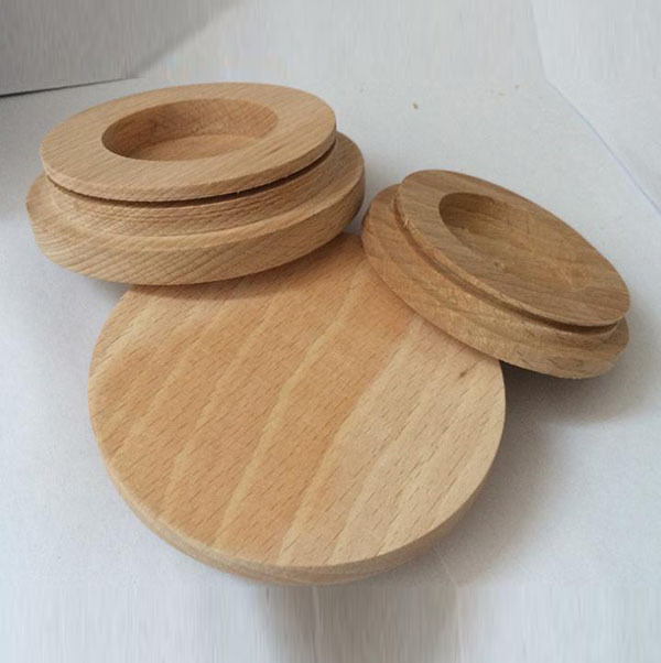 创意圆形木质木盖子 松木盖竹盖密封罐木盖 玻璃杯盖环保木盖定做