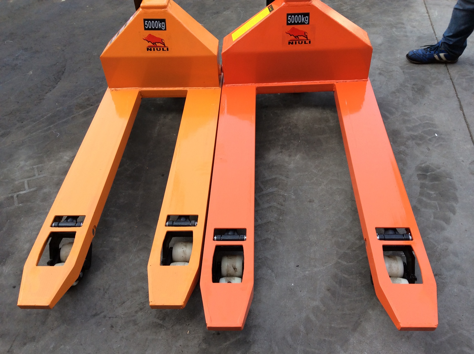 牛力5吨重型叉车 手动液压搬运车 托盘手推地牛 手动叉车厂家直销