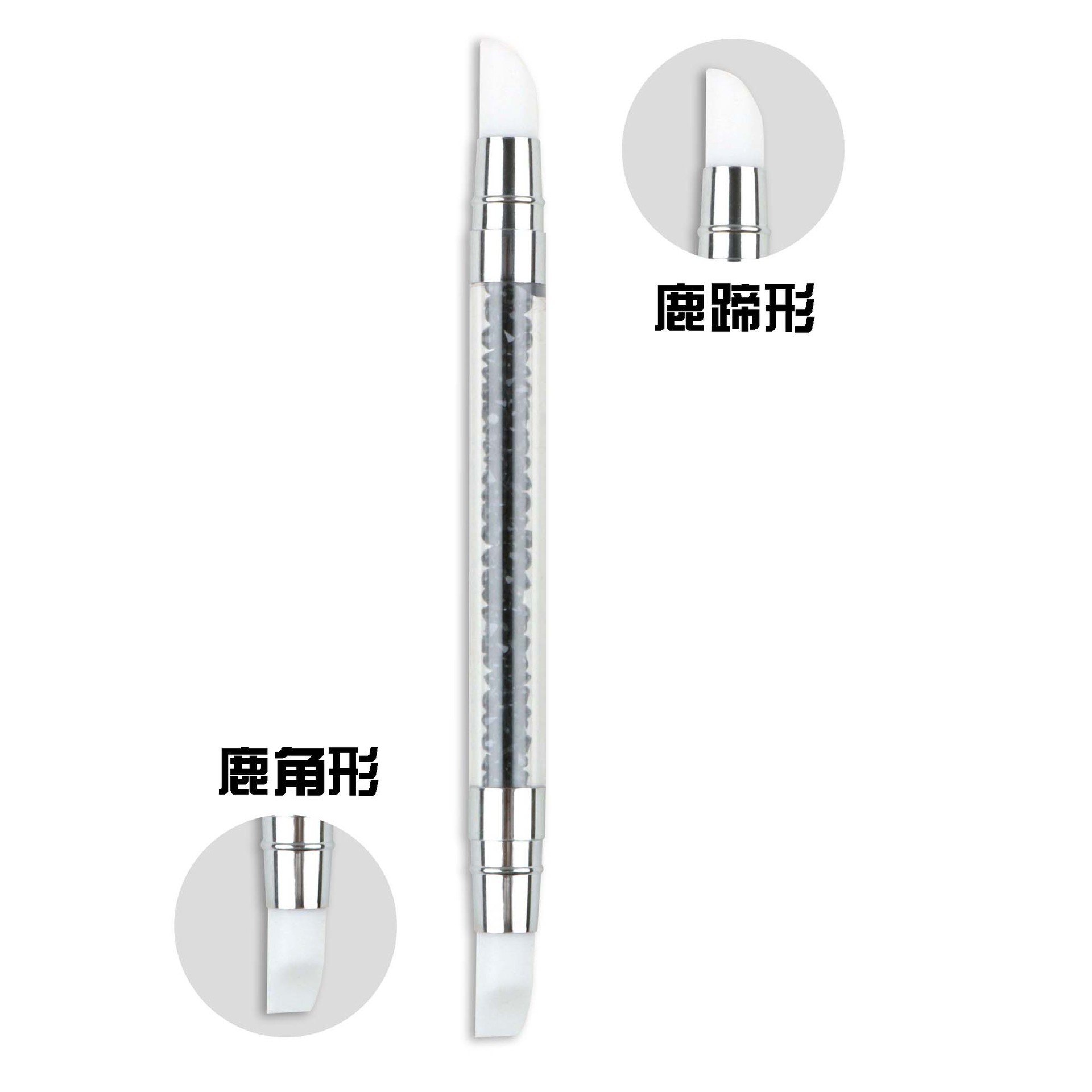 Nail Art Silicone Pen Double-Headed Embossing Pen Set Glue Head Pen Polymer Clay Tool Indentation