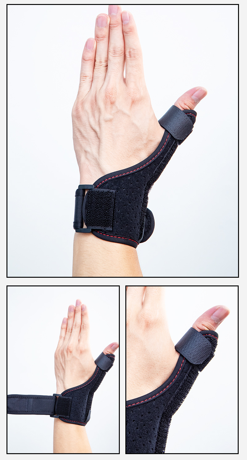 手拇指固定护具透气拇指连腕护具拇指内扣矫正防护手指套