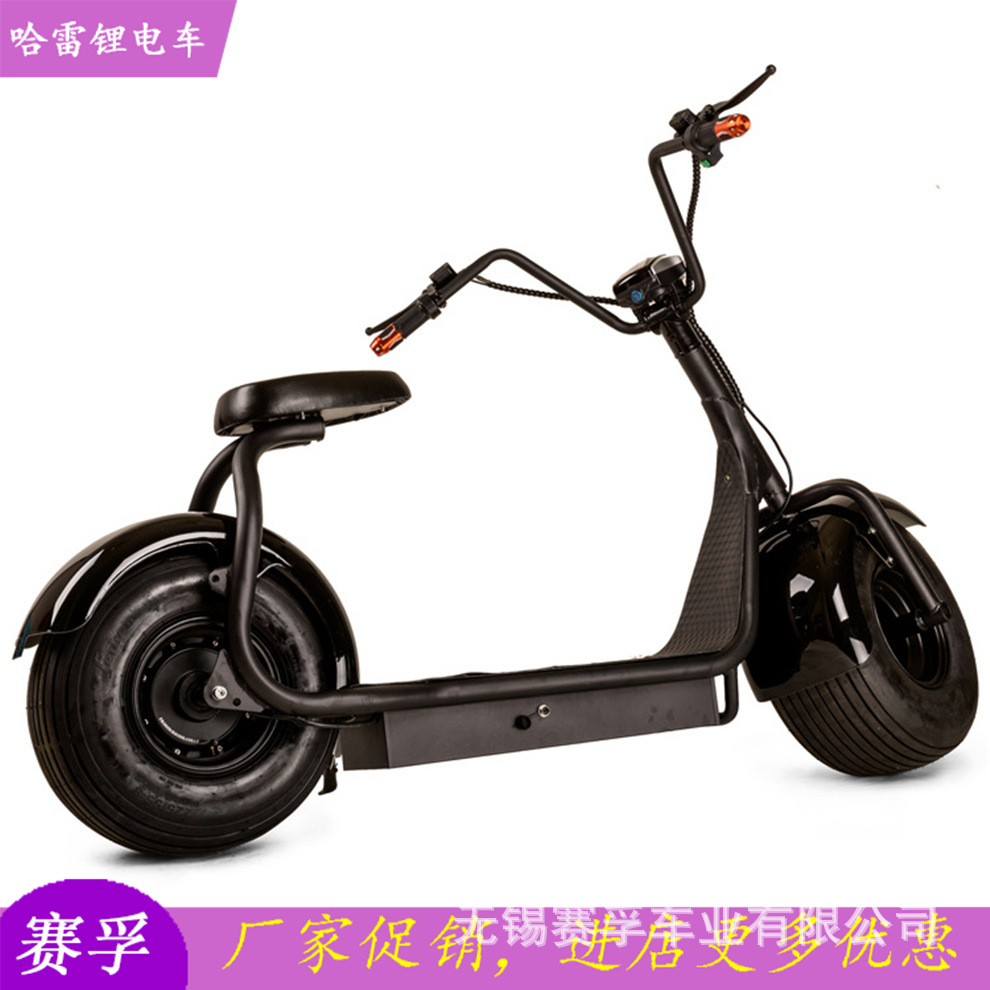 厂家热销哈雷电动车电瓶车可升级天使眼电动摩托车代步车-阿里巴巴