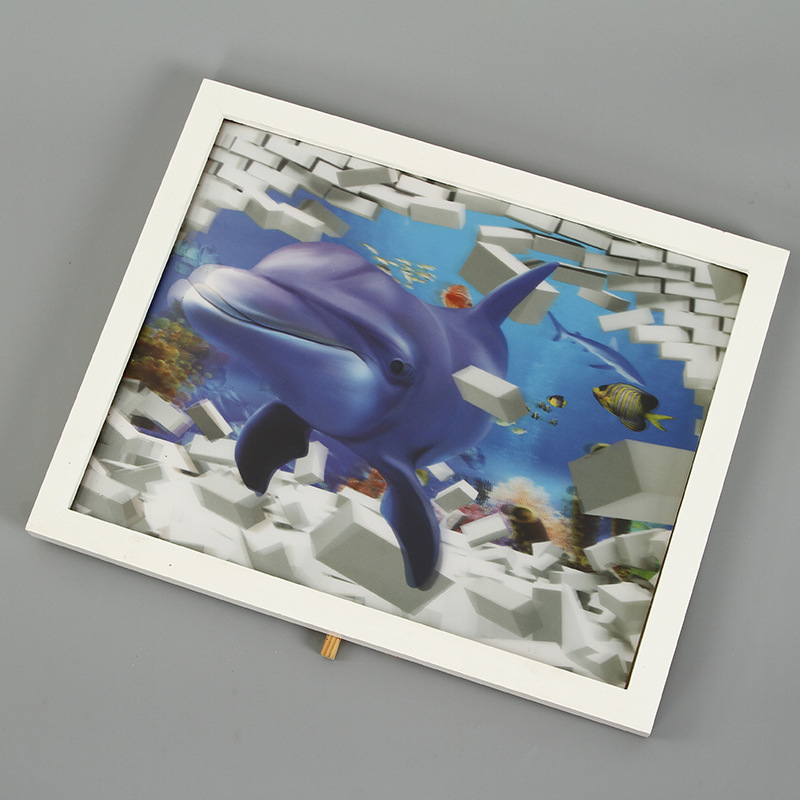 3d立体背景墙相框儿童房间床头三维立体画定制卧室墙壁墙面装饰品