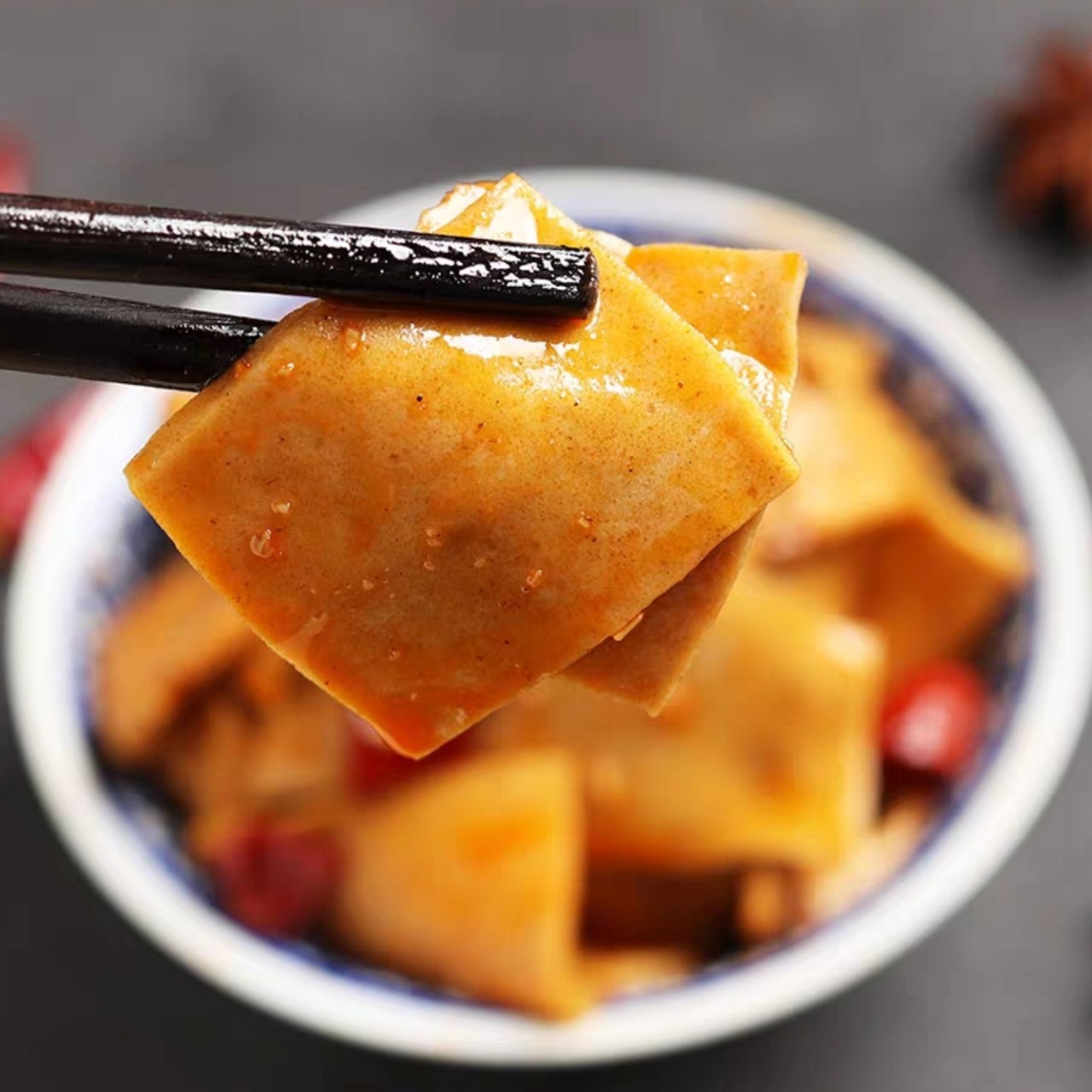 麻辣豆腐香辣千叶豆腐玉婆豆腐四川小吃ktv小吃开袋整箱即食