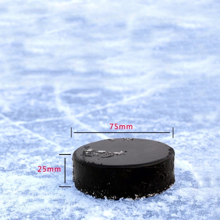 特价训练用冰球橡胶冰球耐磨曲棍球冰球真冰场比赛用冰球工厂直销