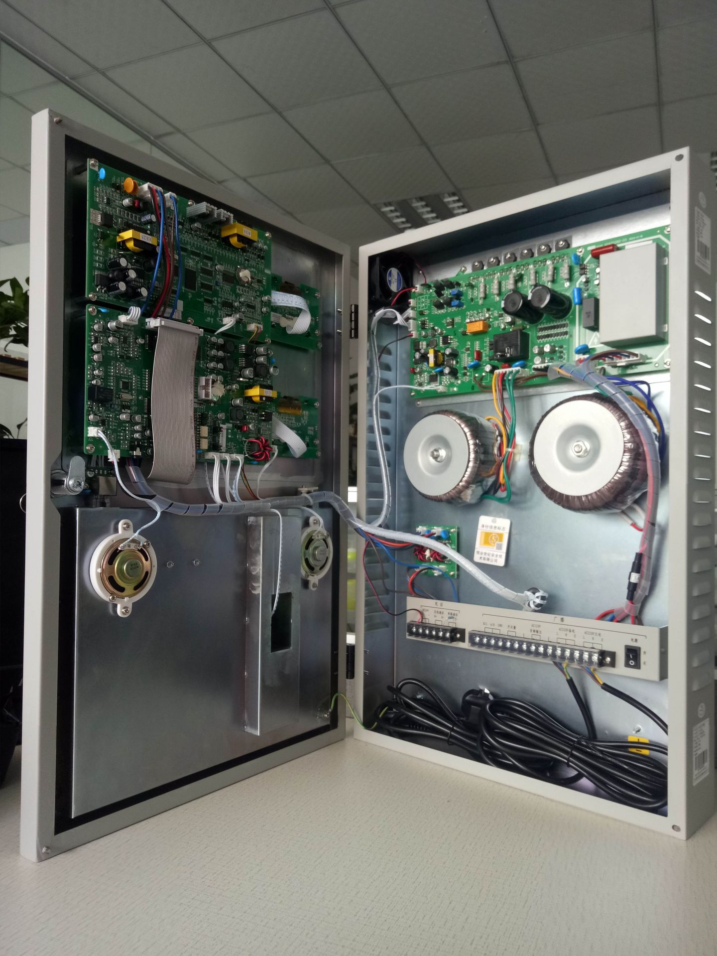 北京恒业消防应急广播设备消防电话 广播电话一体机 hy6102bg主机