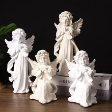 北欧少女祈祷天使雕塑模型摆件简约轻奢办公室样板房装饰品工艺品