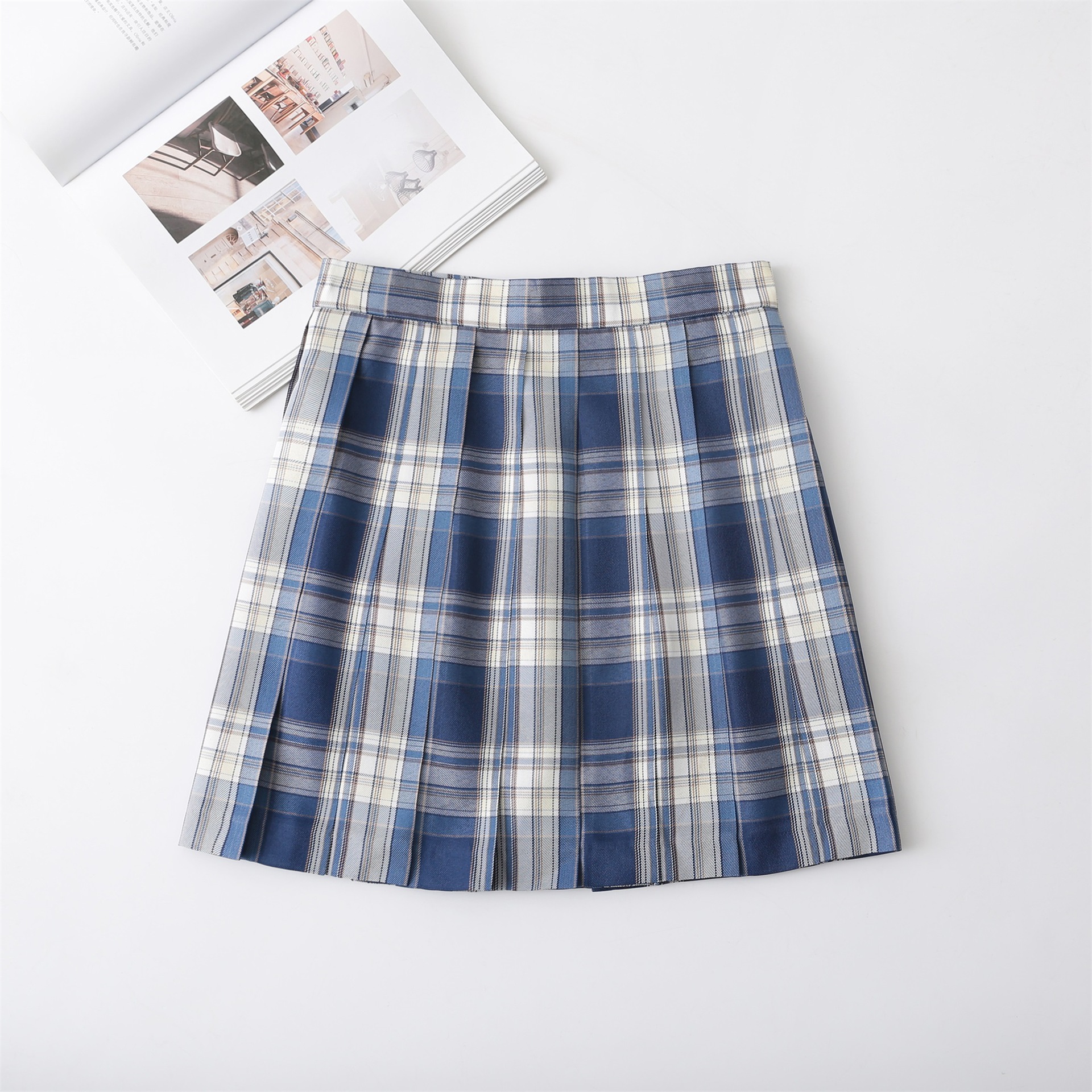 兔姬舍咩啊jk百褶裙兔缝缝原创格子裙制服裙学院风日系短裙软妹正