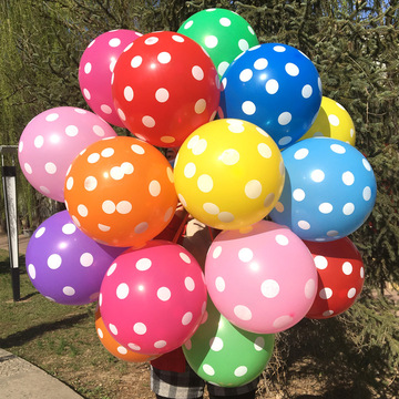 圆波点气球学校门店幼儿园开业宣传吸粉扫码地推小礼品儿童玩具