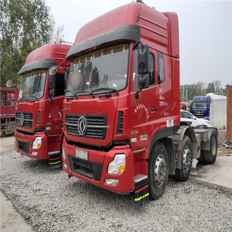 二手天龙半挂牵引车头 牵引拖车头 轻体牵引全挂车国五牵引车头