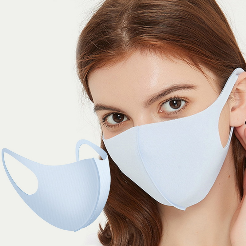 成人款 防尘口罩 纯黑同款挂耳式口罩 显瘦纯黑口罩可清洗面罩