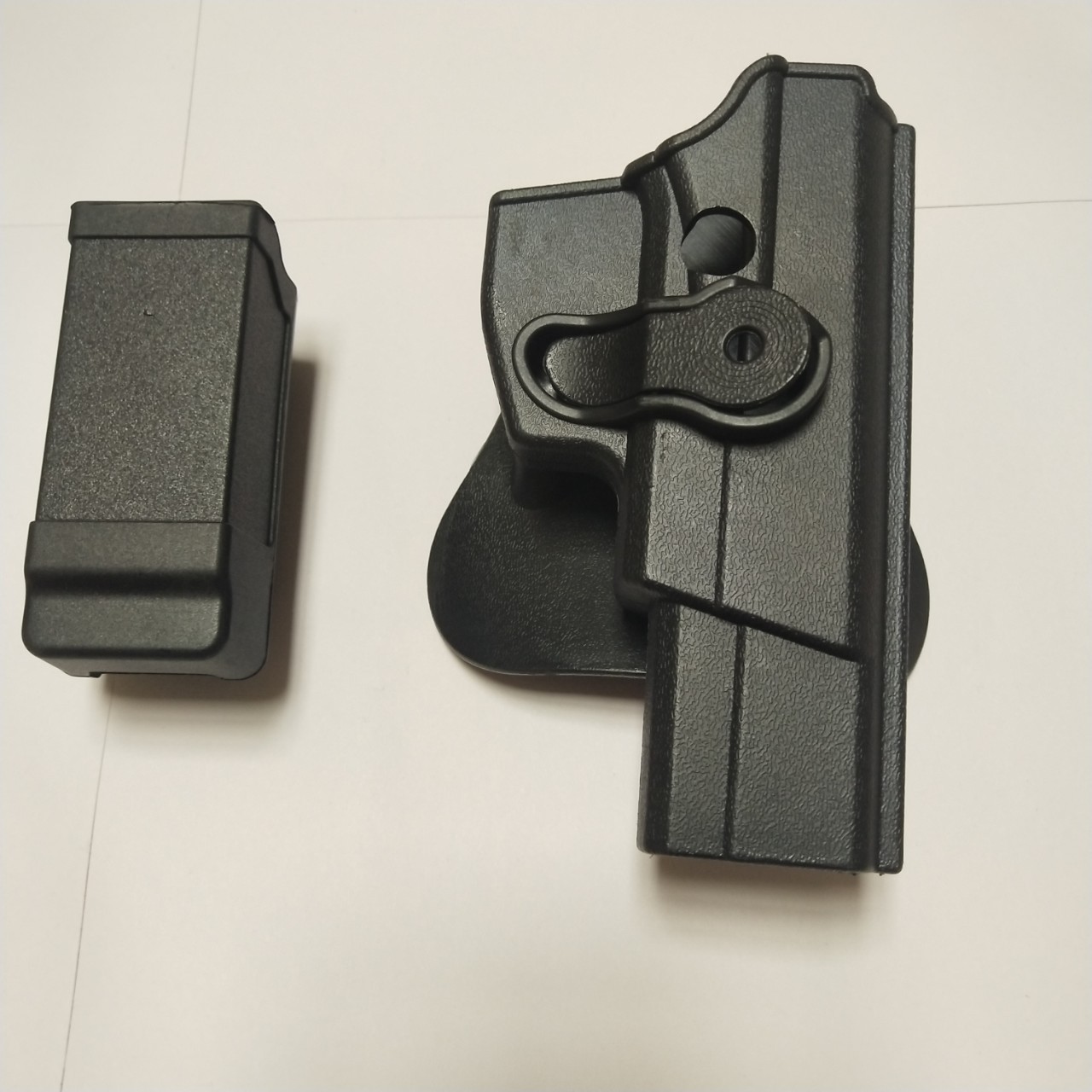 6492通用国产快拔枪套新式塑钢弹夹套腰部手枪套旋转92g腰部枪套