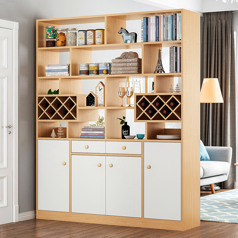 0成交0件家用酒柜玄关屏风环保稳固加厚板式红酒收纳柜客厅家用组装大