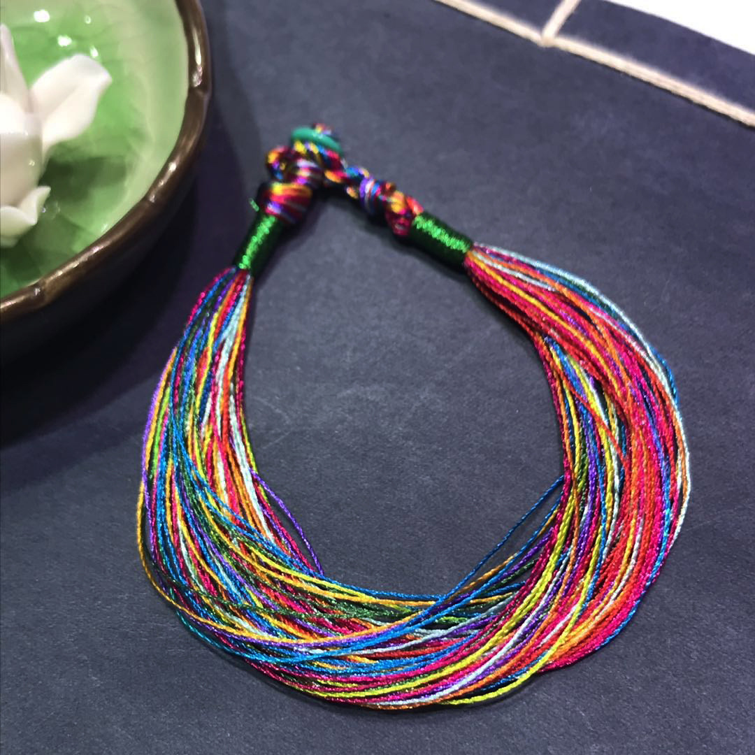 本命年彩绳手链手工编织五彩绳手链色泽美男女款新品上市礼物