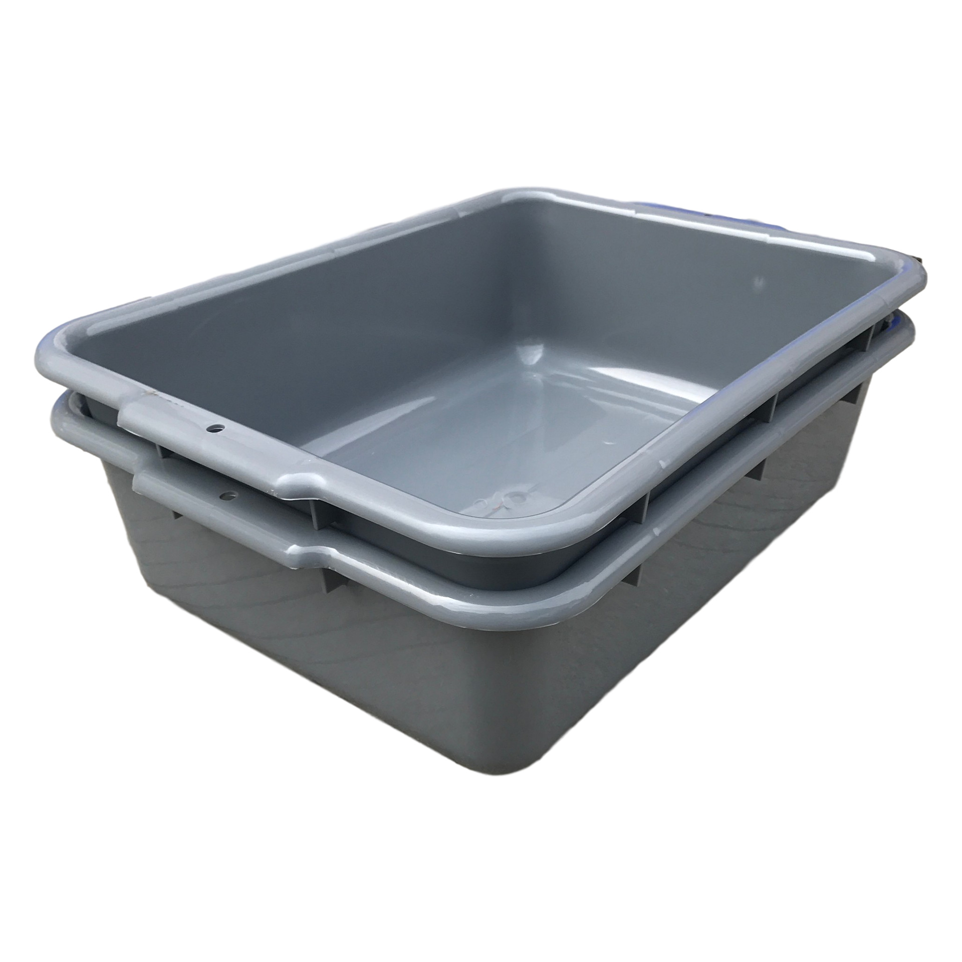 厨房塑料胶盆机场安检塑料盆饲料盆果蔬存放盆全新材质塑胶方盆