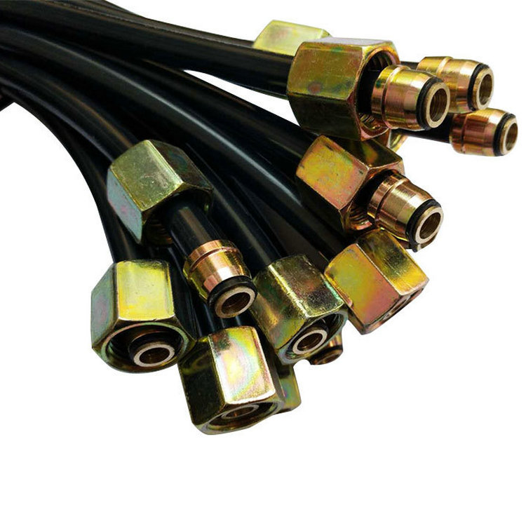 浙江大亚机械批量挤压pa尼龙管加工亚太管总成三件套扣压Φ5-Φ12