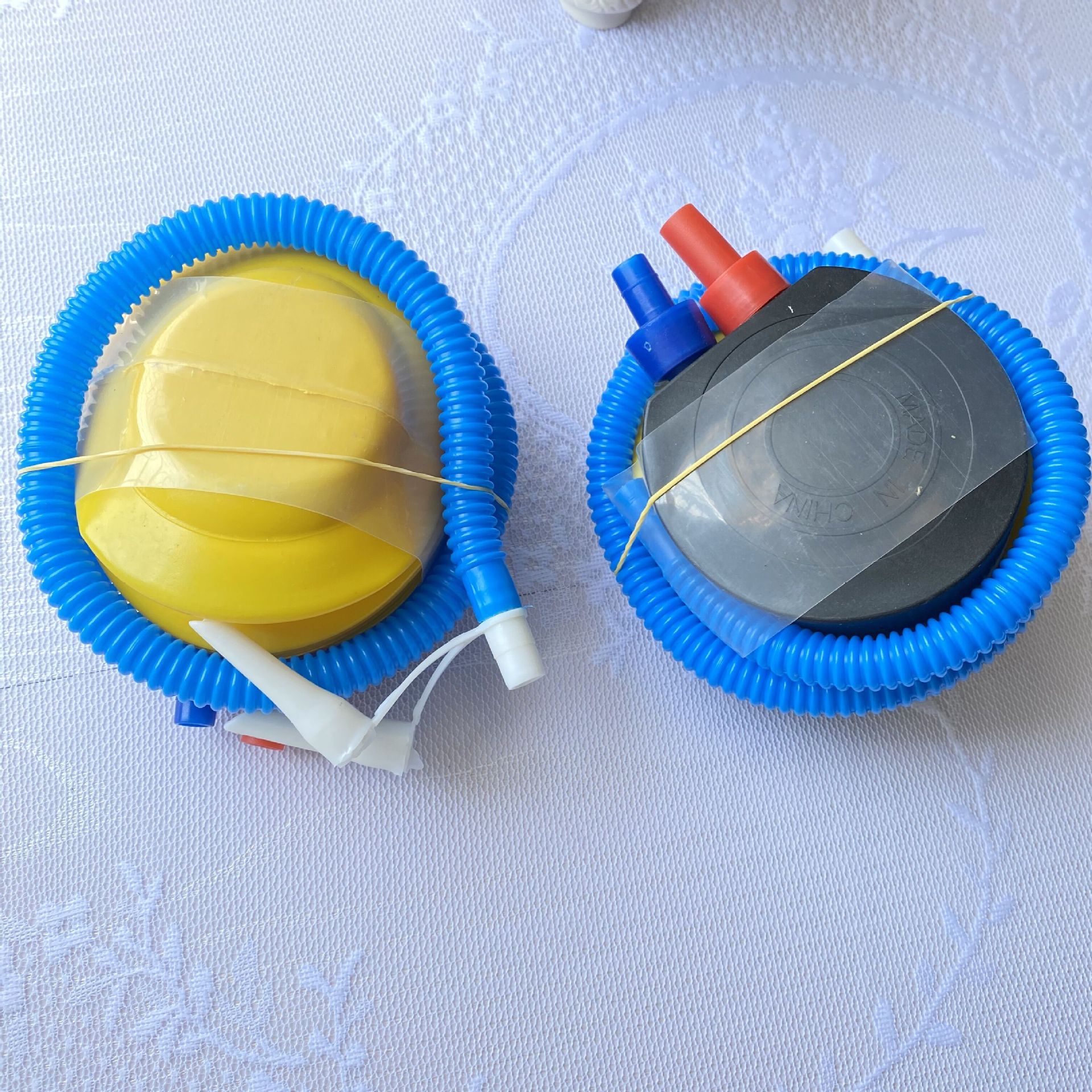 便携式瑜伽球打气筒脚踩充气筒婚庆健身球迷你打气筒气球充气工具